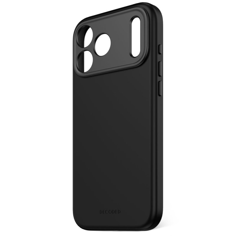 Decoded Silicone Backcover Apple iPhone 17 Pro Max Phantom Black mobile phone case 17.5 cm (6.9") Cover