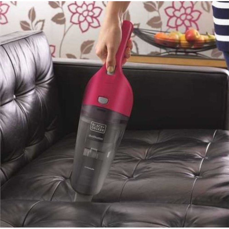Black & Decker NVB115WA handheld vacuum Red Bagless