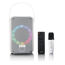 Lenco BTC-060WH loudspeaker White Wired & Wireless 20 W