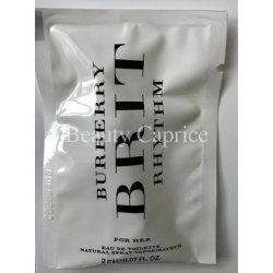 Burberry Brit Rhythm For Her Eau de Toilette Spray 2ml Sample Sealed