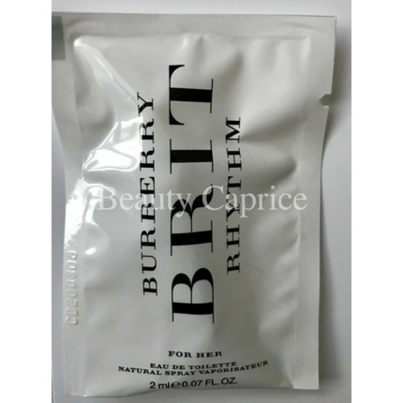 Burberry Brit Rhythm For Her Eau de Toilette Spray 2ml Sample Sealed
