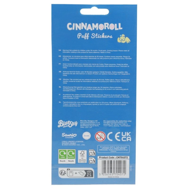 Sanrio Sticker Set Cinnamoroll