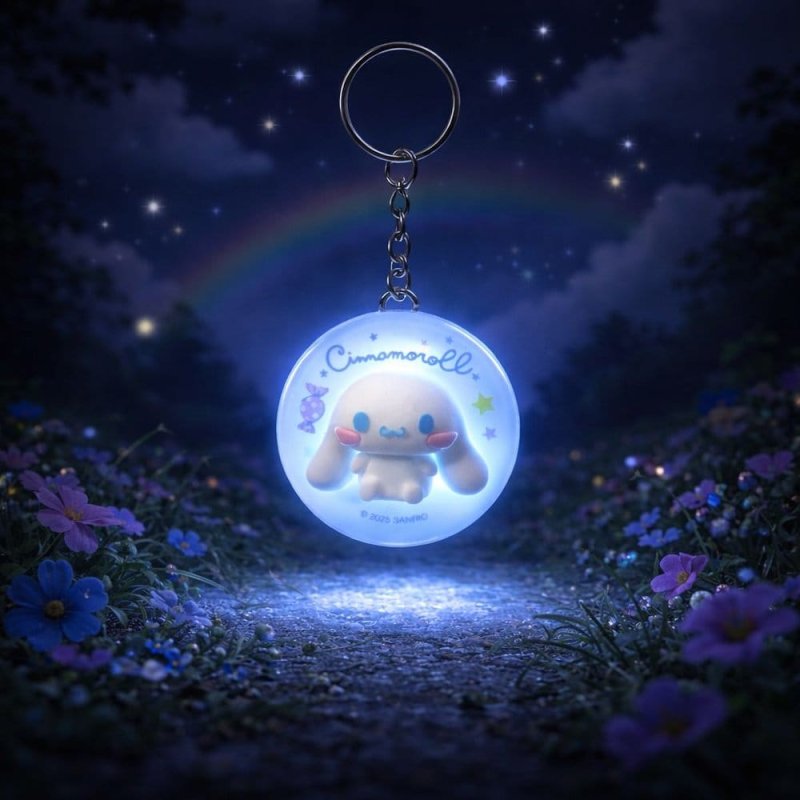 Cinnamoroll Light Up Keychain / Cinnamoroll świecący brelok
