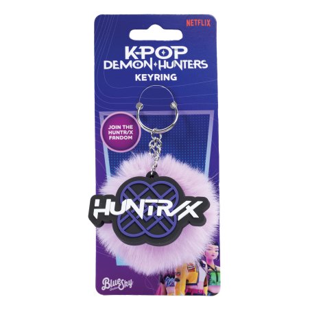 KPop Demon Hunters Pom Pom Keychain Huntr/x