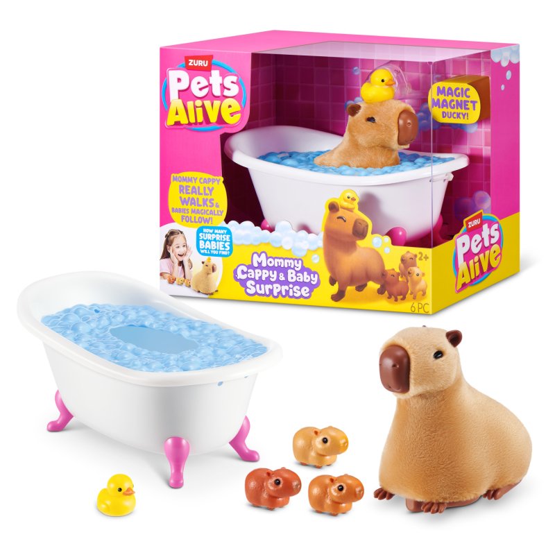 Pets Alive - Mommy Capybara and Baby Surprise