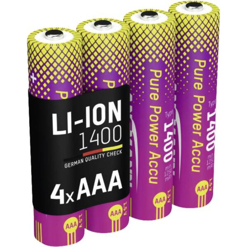 Ansmann 1311-0034 batterie rechargeable Lithium 1400 mAh 1,5 V