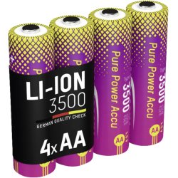 Ansmann 1312-0042 industrial rechargeable battery Lithium 3500 mAh 1.5 V