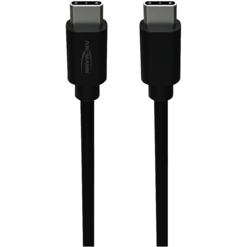 Ansmann 1700-0207 USB cable 1.2 m USB C 480 Gbit/s Black
