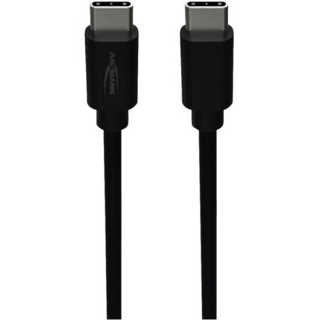 Ansmann 1700-0207 USB cable 1.2 m USB C 480 Gbit/s Black