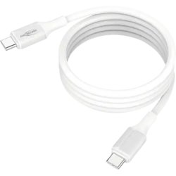 Ansmann magnetisches USB C Silikonkabel 120cm white