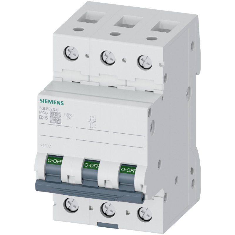 Siemens CIRCUIT BREAKER 6KA 3POL B25