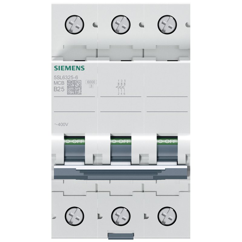 Siemens CIRCUIT BREAKER 6KA 3POL B25