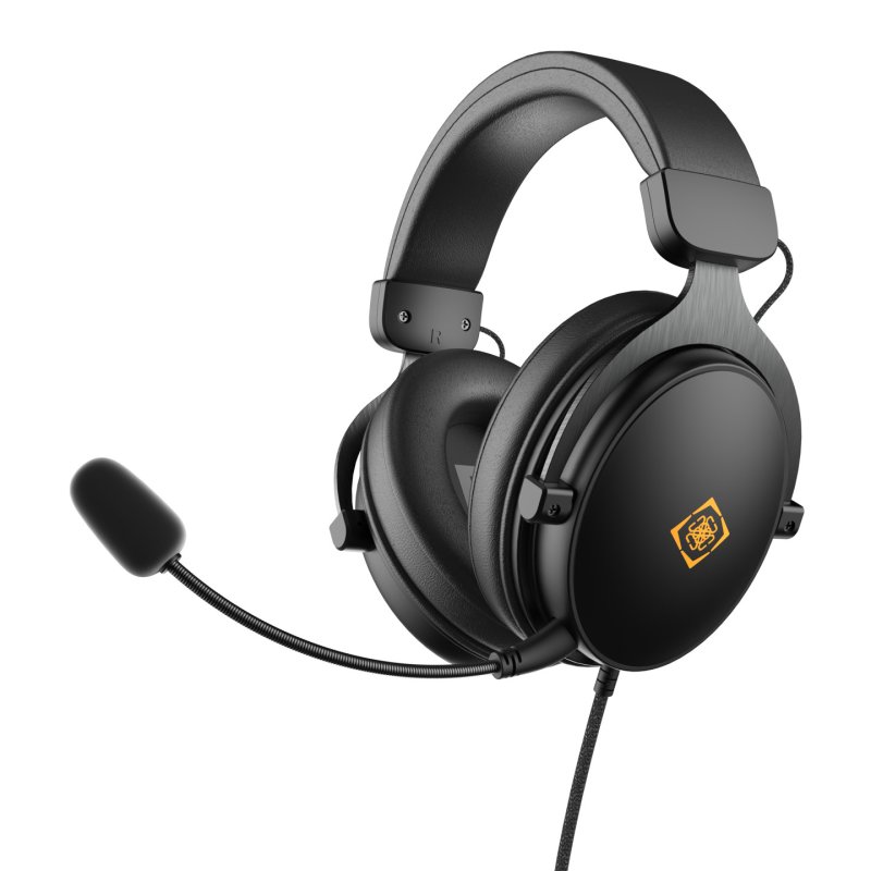 Deltaco Gaming GAM-190 casque Avec fil Arceau Noir