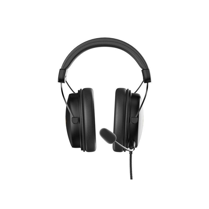 Deltaco Headset Gaming Proteinleder,3,5-mm-Anschluss schwarz