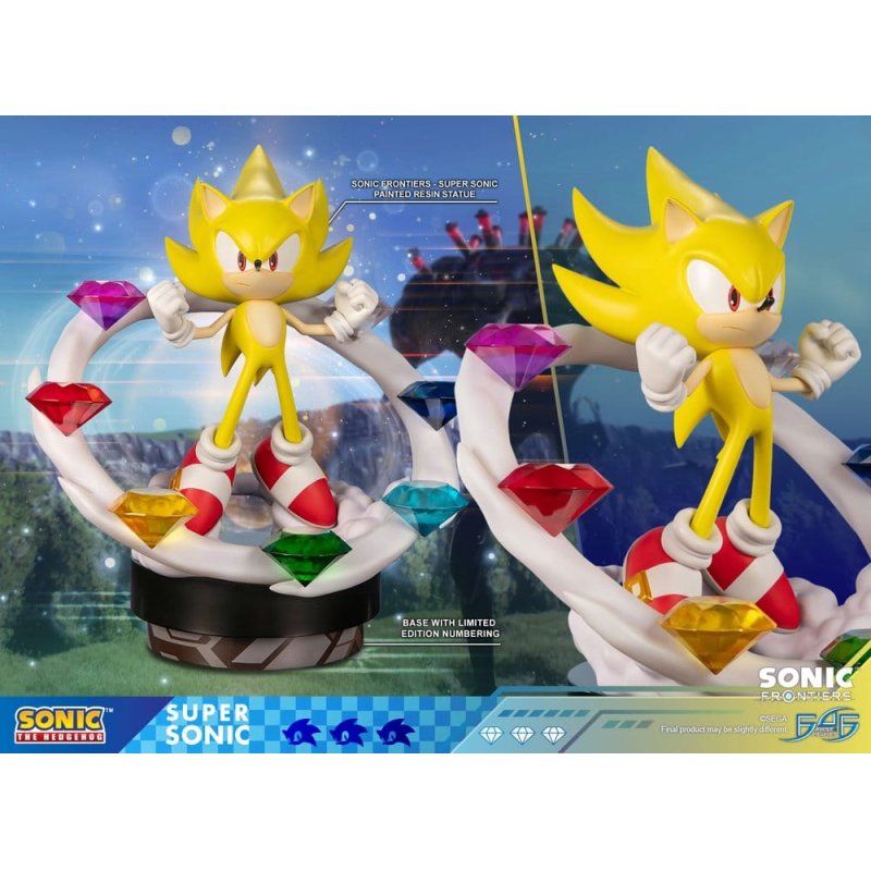 Sonic The Hedgehog Sonic Frontiers Resin Statue Super Sonic 45 cm