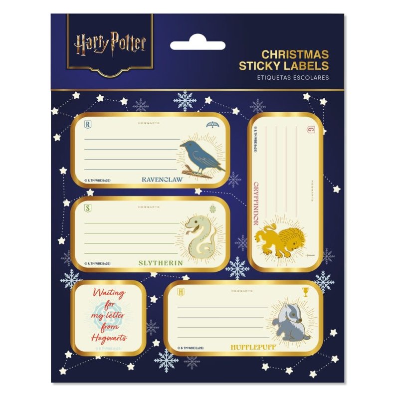 Harry Potter Self-Adhesive Christmas Labels Premium