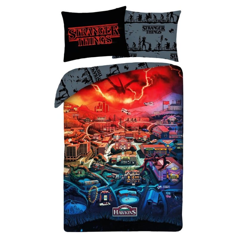 Stranger Things Duvet Set Ver. 1 140 x 200 cm / 70 x 90 cm