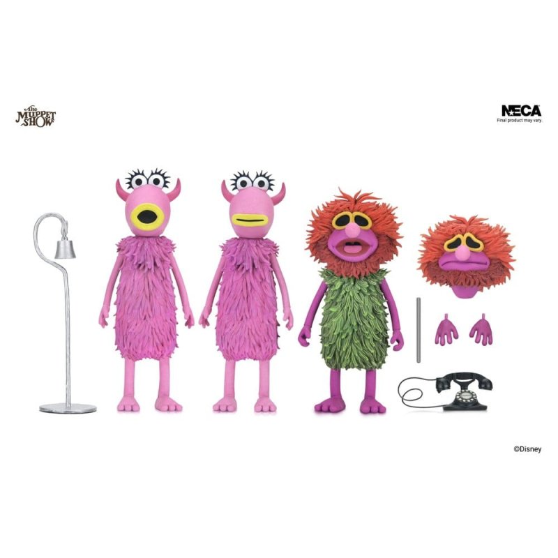 The Muppet Show Ultimate Action Figures 3-Pack Mahna Mahna and The Snowths 18 cm