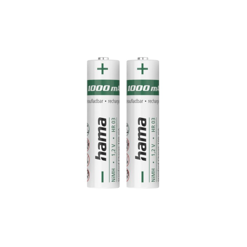 Hama 00223523 household battery Rechargeable battery AAA Nickel-Metal Hydride (NiMH)