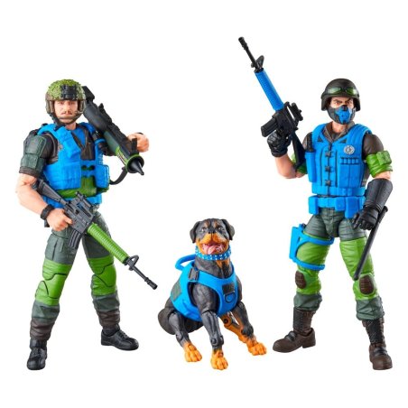G.I. Joe Classified Series Action Figure 3-Pack 220 Mad Marauders: Footloose & Mutt & Junkyard 15 cm