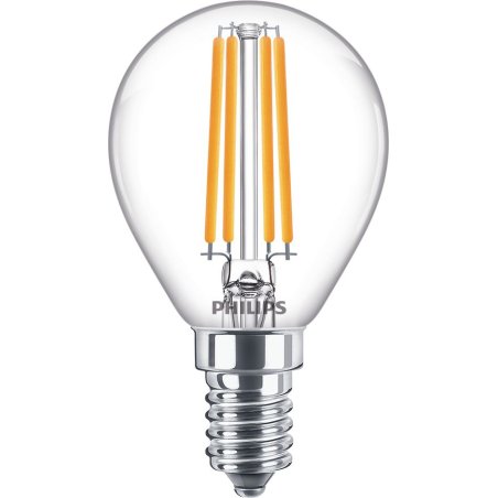 PHI CorePro LEDLusterND6.5-60W P45 E14 827 CLG LED Tropfenlampe