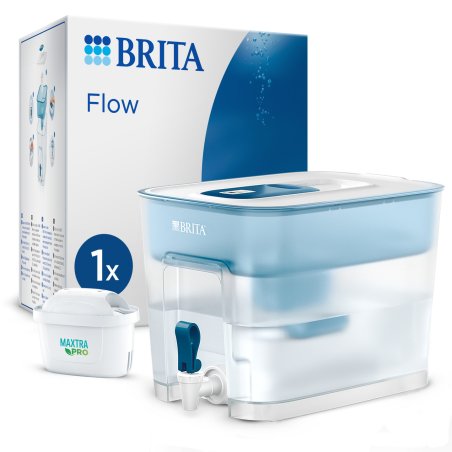 Flow XXL Tischwasserfilter 8.2l Weiss Petrol 125356