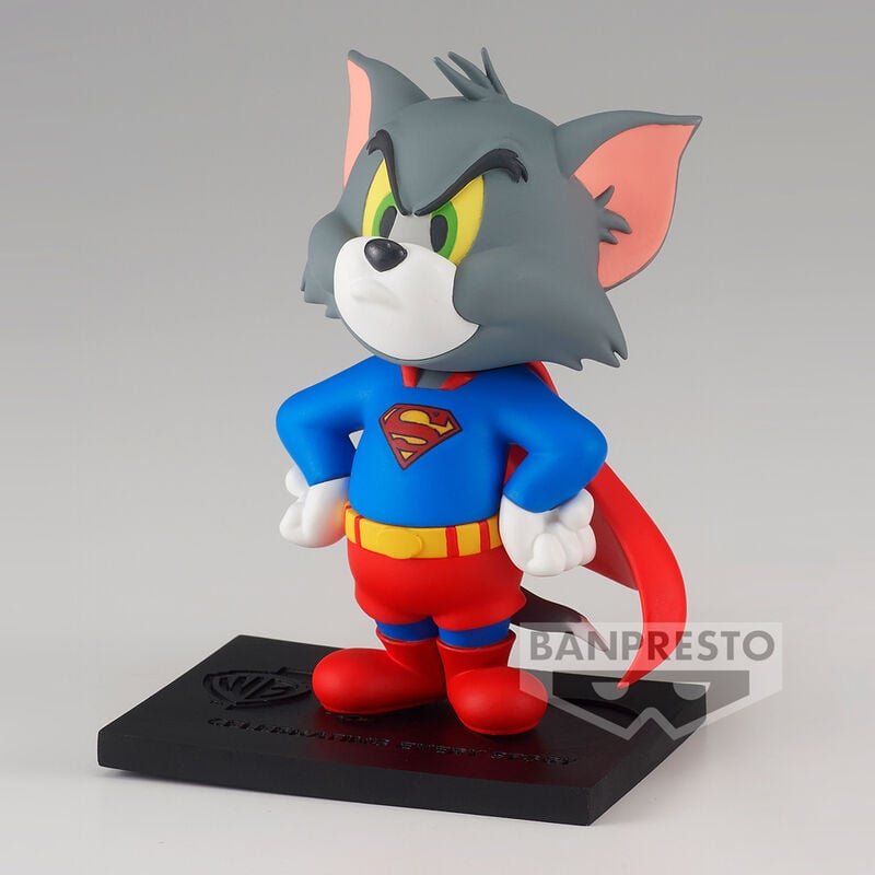 TOM ET JERRY - Tom - Figurine Superman 8cm