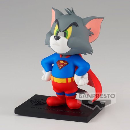TOM ET JERRY - Tom - Figurine Superman 8cm
