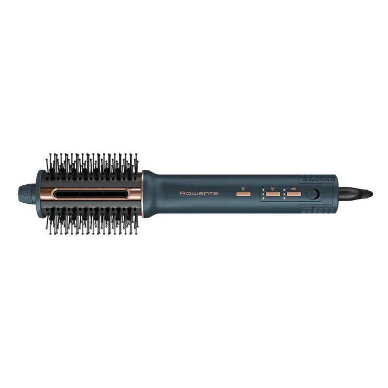 Rowenta Air Brush 3D UB9720E0 hair styling tool Hot air brush Airflow Copper Dark Blue
