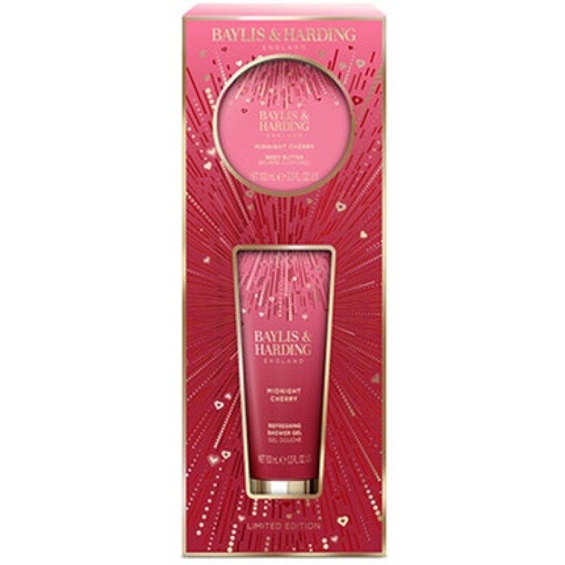 Baylis & Harding Midnight Cherry Body Care Set