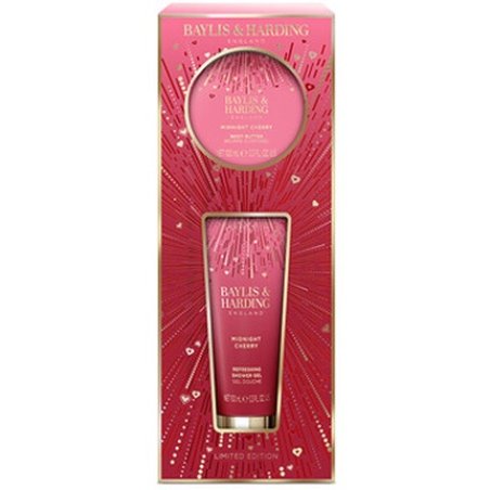 Baylis & Harding Midnight Cherry Body Care Set