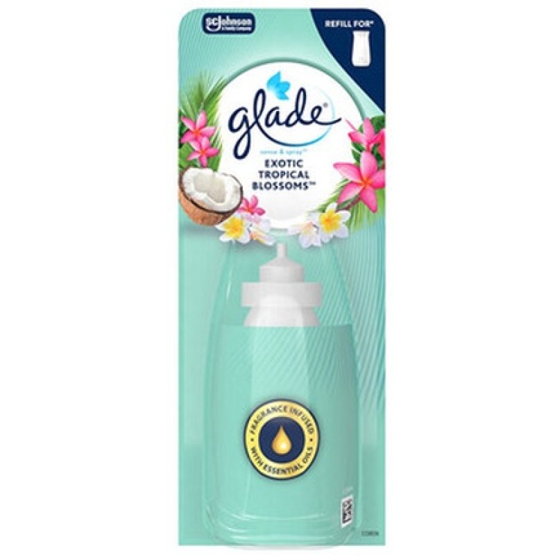 Glade Sense & Spray Exotic Tropical Blossoms Air Freshener Refill
