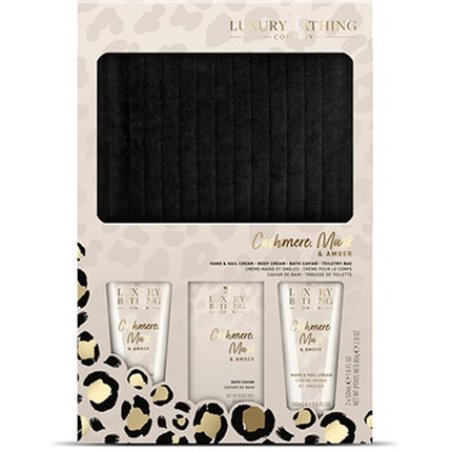 The Luxury Bathing Company Gift Set of Body Care with Cashmere, Musk & Amber
