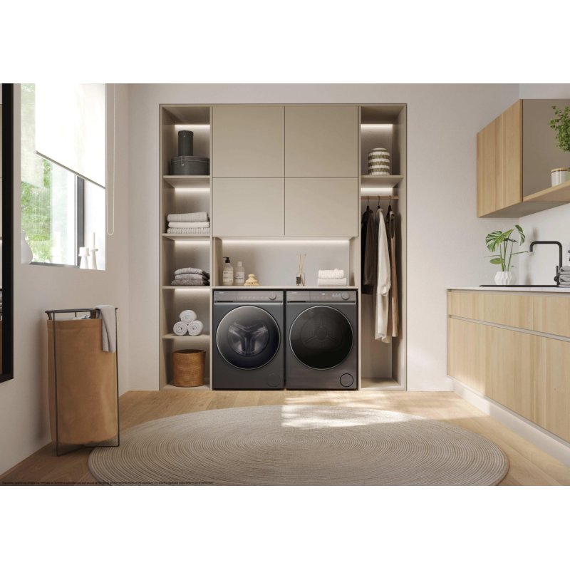 Haier HD100-C367GU1 tumble dryer Freestanding Front-load 10 kg Anthracite