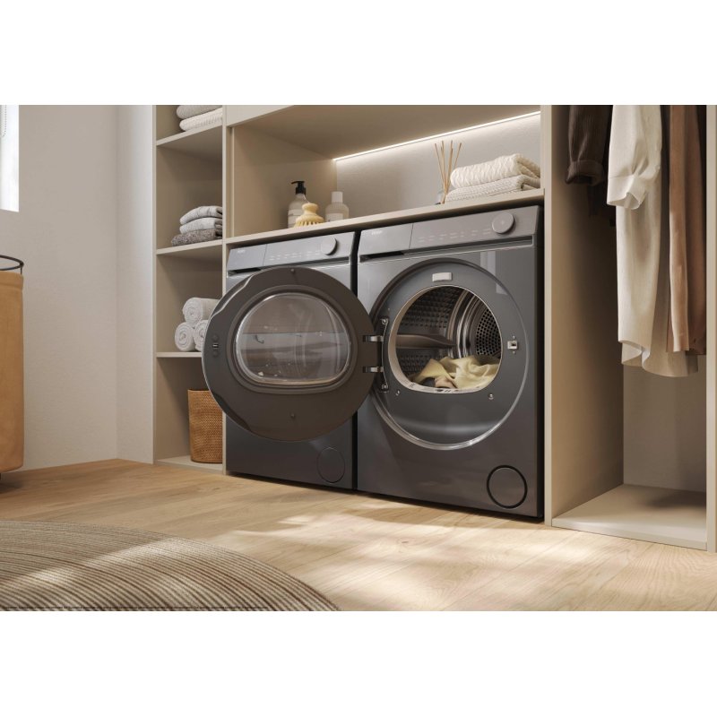 SECHE LINGE POSE LIBRE POMPE A CHALEUR 10 KGS LED full touch Tambour in *