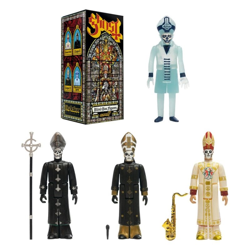 Ghost ReAction Action Figures Wave 01 Blind Box 10 cm Display (12)