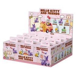 Sanrio Zoom Hero Pullback Vehicles with Figures Hello Kitty and Friends Series 1 Blind Box Display (12)