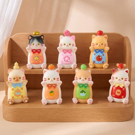 MEI YI YOU ART - Samuel Wishing Cat Guardian BLIND BOX (6pcs) - 8cm