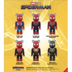 BEARBRICK CHASE - Spider-Man No Way Home (12pcs) - 7cm