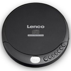 Lenco CD-200BK                        bk  Port. CD-Player