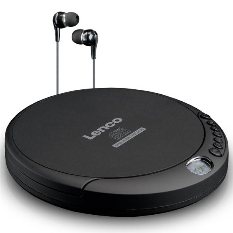 Lenco CD-200BK                        bk  Port. CD-Player