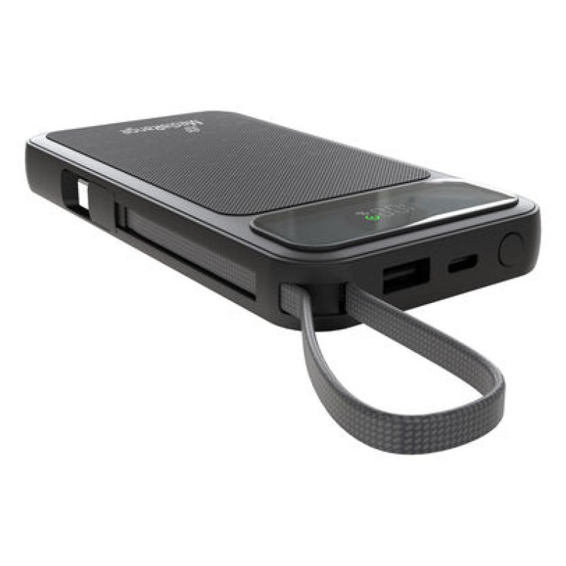 MediaRange MRMA753 banque d'alimentation électrique Lithium Polymère (LiPo) 10000 mAh Noir