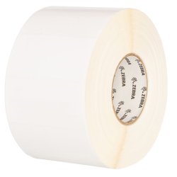 Zebra PolyPro 4000D Black, White Self-adhesive printer label