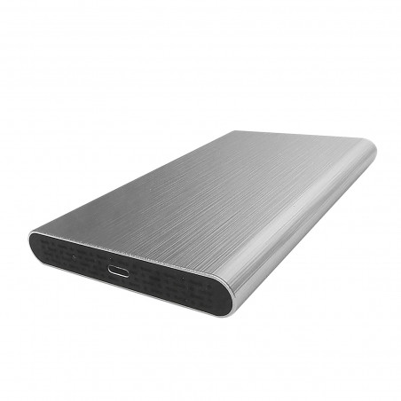 Boitier externe Heden compatible USB 3.1 Type C - 2"1/2 S-ATA (Argent)