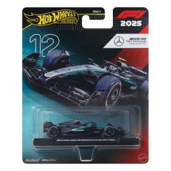 Hot Wheels 1:64 Scale Premium Die-Cast Formula 1 Collectible Toy Race Car (Styles May Vary)