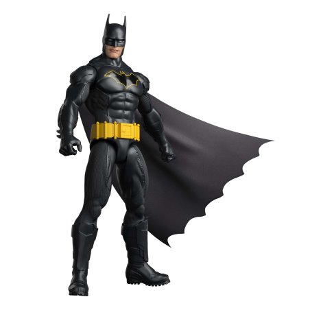 DC Comics DC 12-Inch Batman Action Figure, Black Batsuit, 7 Points of Articulation