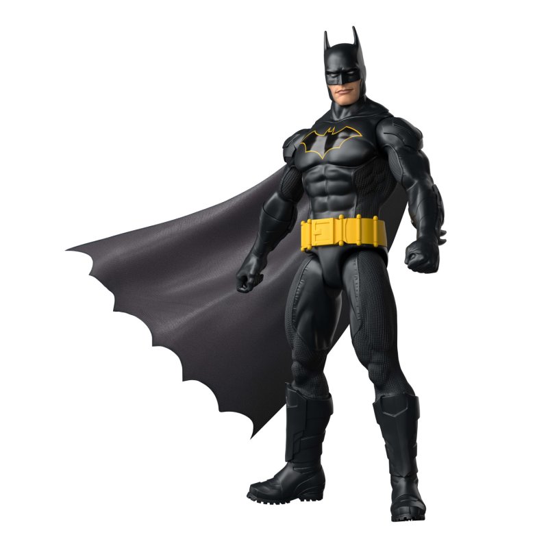 DC Comics DC 12-Inch Batman Action Figure, Black Batsuit, 7 Points of Articulation