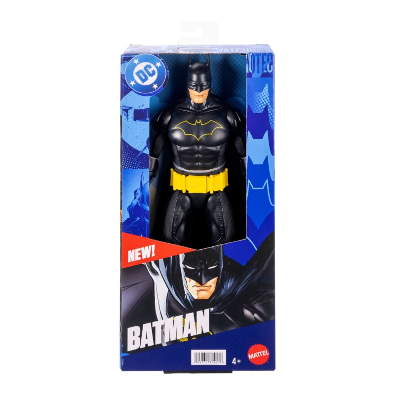 DC Comics DC 12-Inch Batman Action Figure, Black Batsuit, 7 Points of Articulation