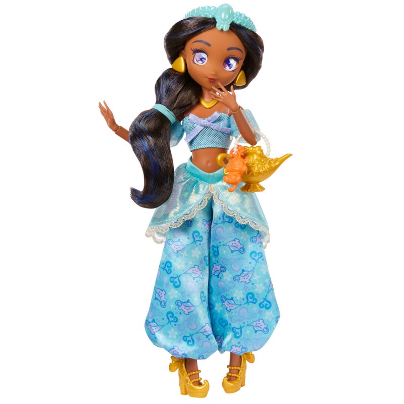 Disney Princess Disney Collector Princess Jasmine Manga Anime Doll & Accessories, Posable & Collectible