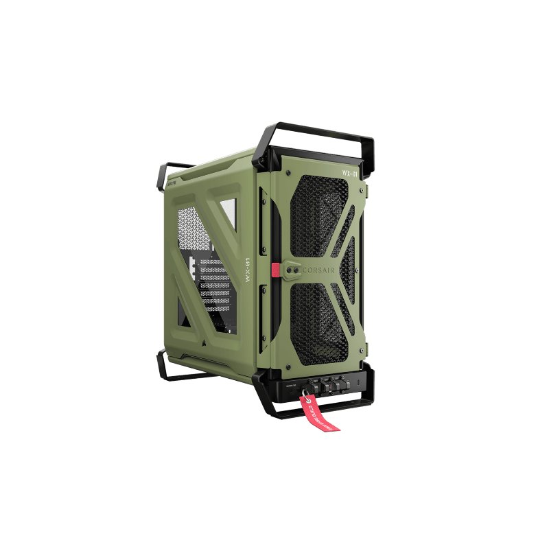 CORSAIR WARTHOG Performance Mid-Tower Case, Mil Vert